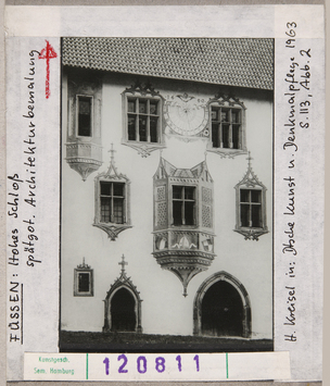 Vorschaubild Füssen: Hohes Schloss, spätgotische Architekturbemalung 